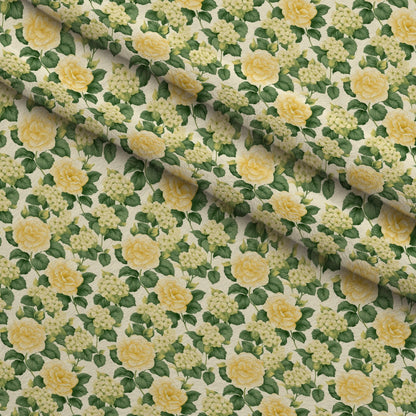 Sunlit Yarrow Pattern 6 Minky Fabric