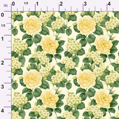 Sunlit Yarrow Pattern 6 Minky Fabric