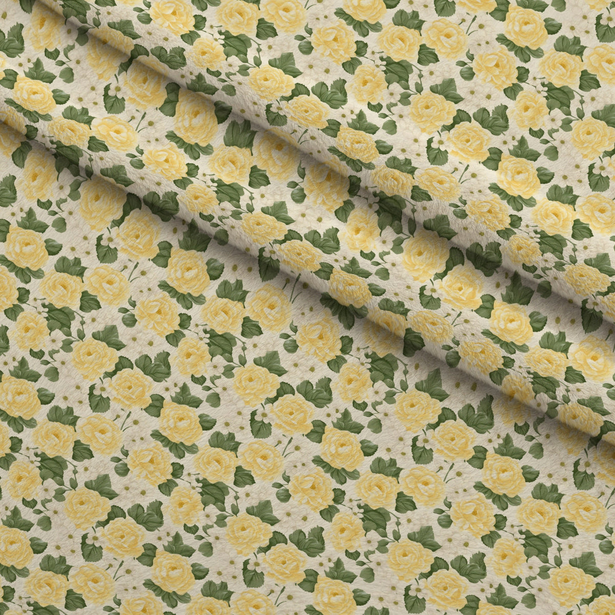 Sunlit Yarrow Pattern 8 Minky Fabric
