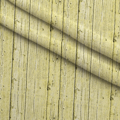 Sunny Yellow Planks Pattern 100 Minky Fabric