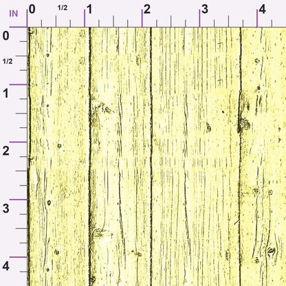 Sunny Yellow Planks Pattern 100 Minky Fabric