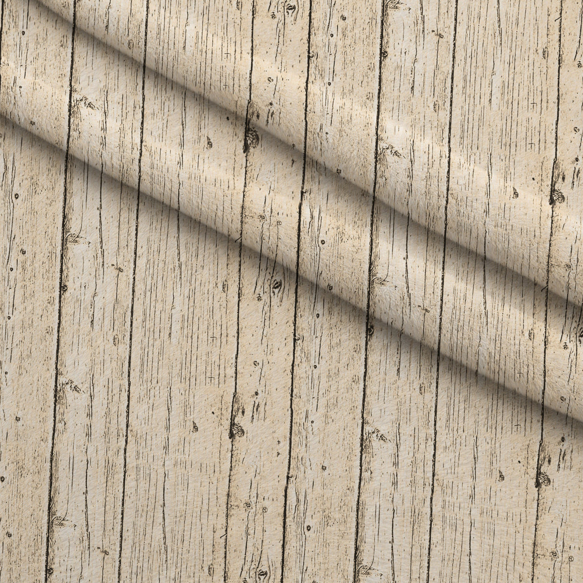 Sunny Yellow Planks Pattern 14 Minky Fabric