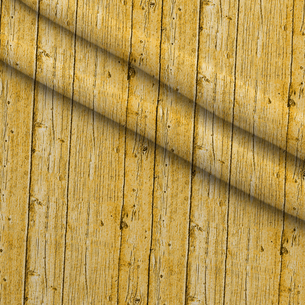 Sunny Yellow Planks Pattern 21 Minky Fabric