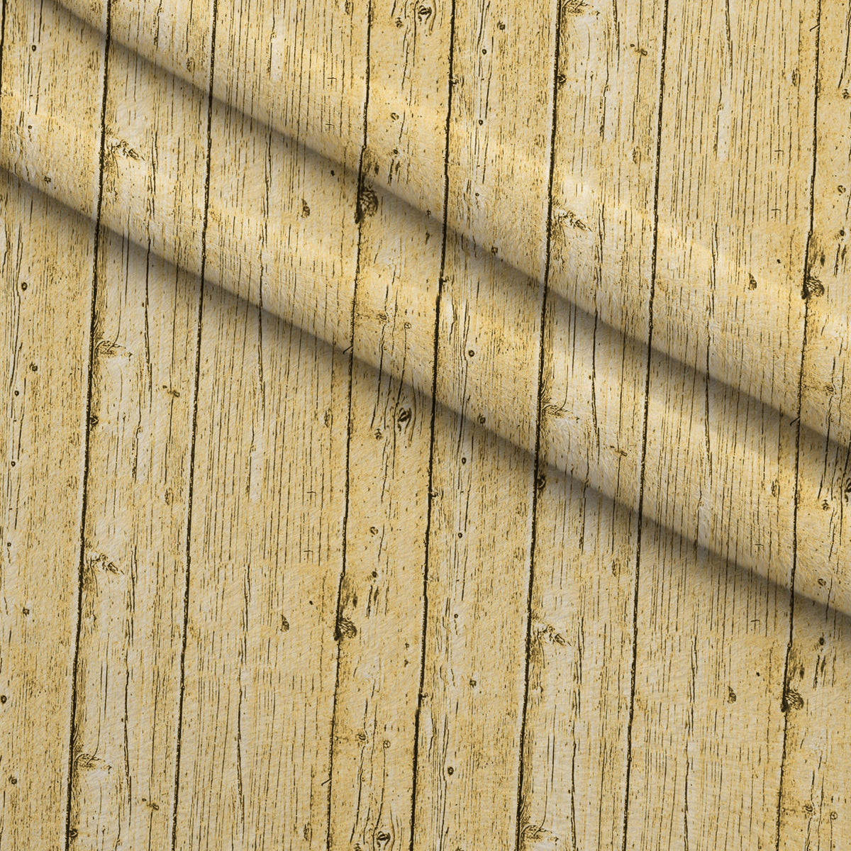 Sunny Yellow Planks Pattern 22 Minky Fabric