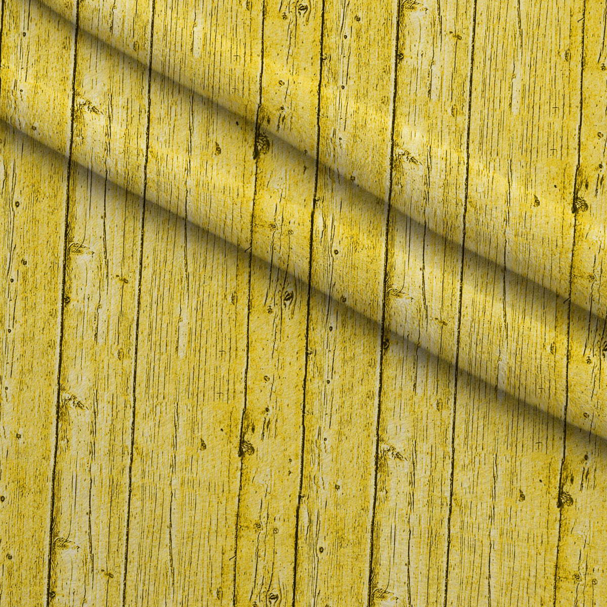 Sunny Yellow Planks Pattern 98 Minky Fabric