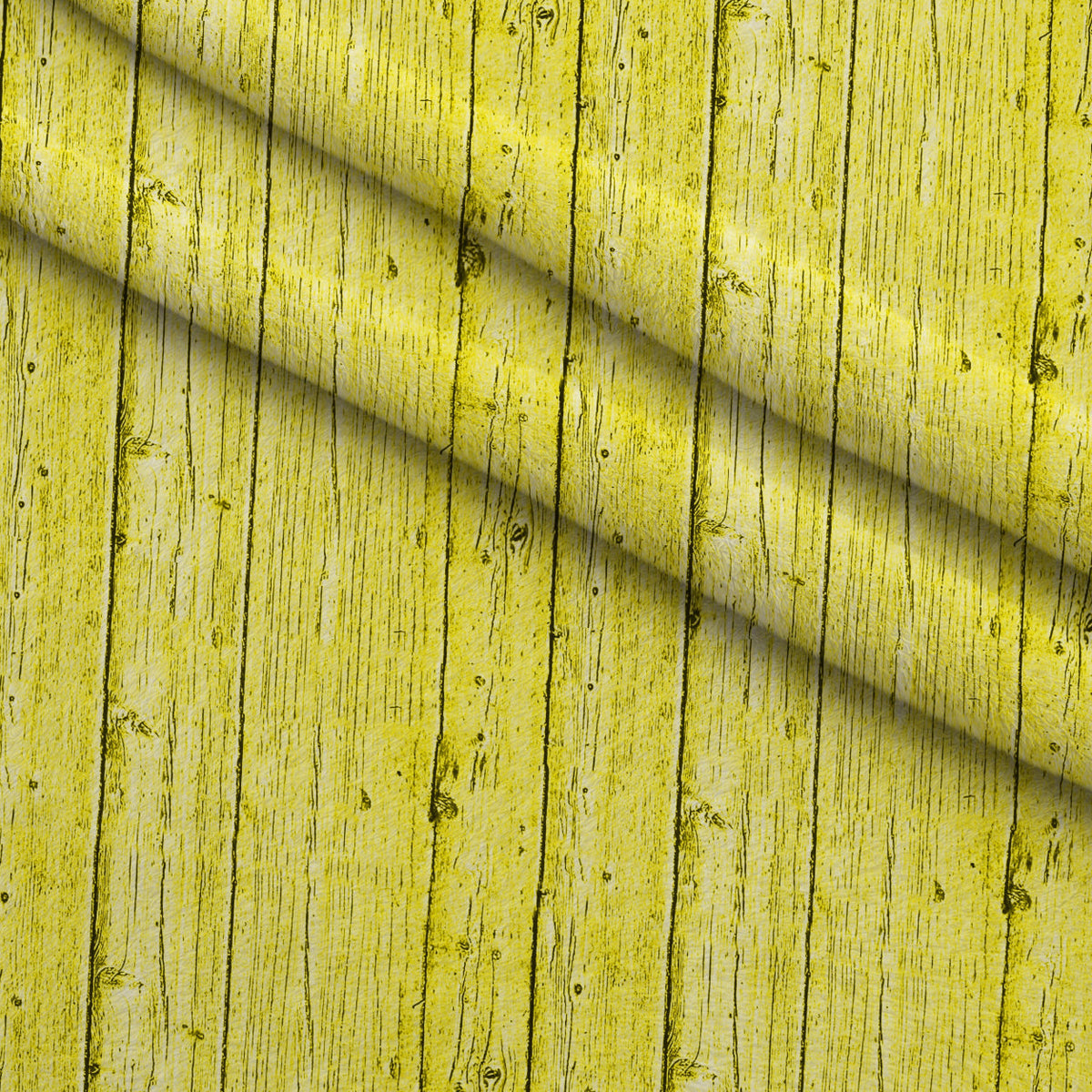 Sunny Yellow Planks Pattern 99 Minky Fabric