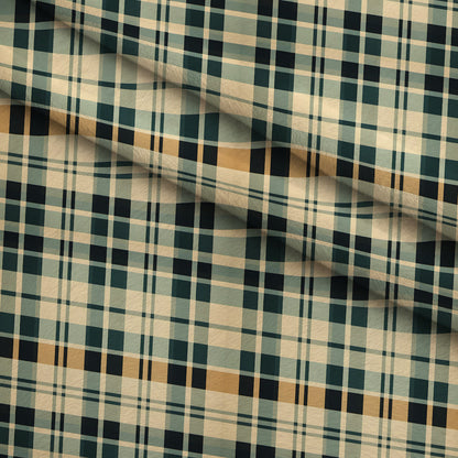 Sunset Tartan Pattern 5 Minky Fabric