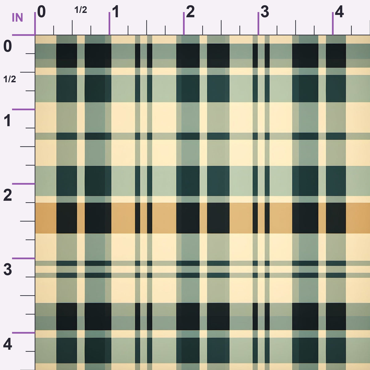 Sunset Tartan Pattern 5 Minky Fabric