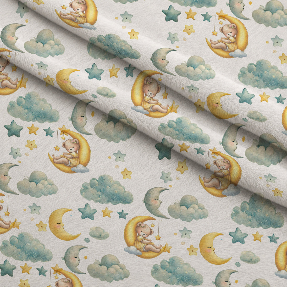 Sunshine Storybook Pattern 1 Minky Fabric