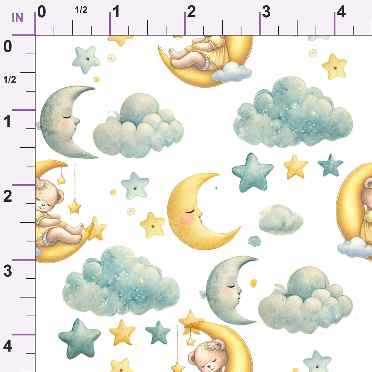Sunshine Storybook Pattern 1 Minky Fabric