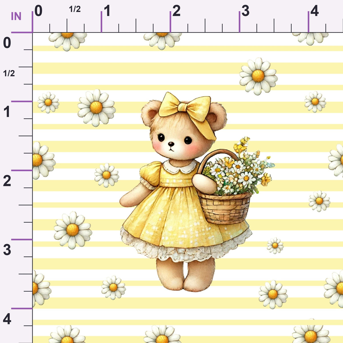 Sunshine Storybook Pattern 4 Minky Fabric