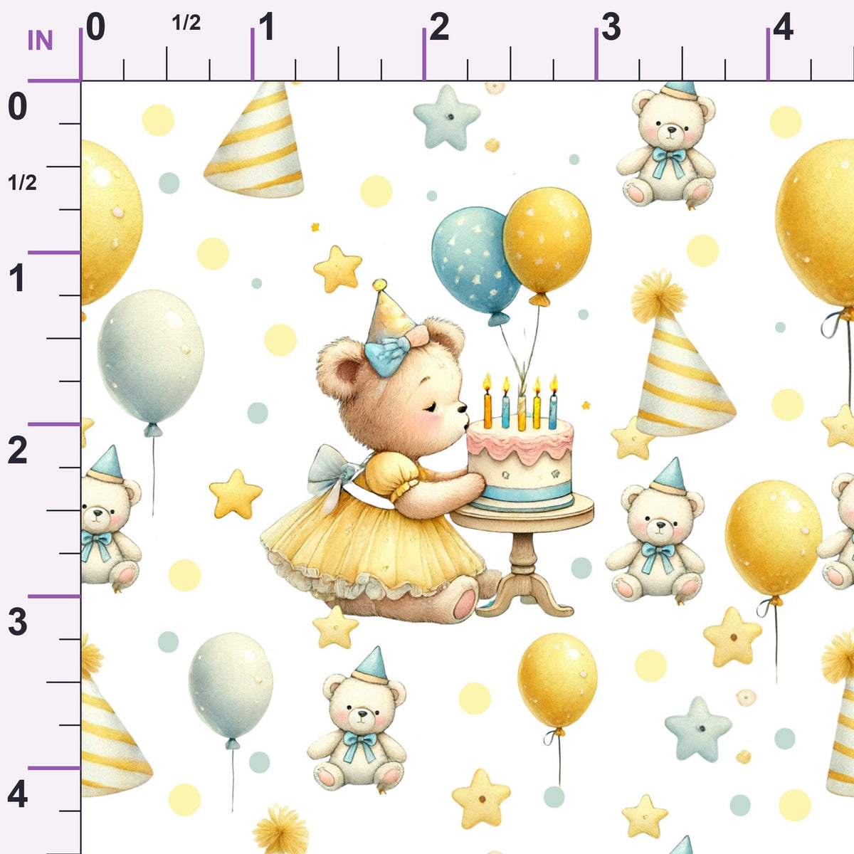 Sunshine Storybook Pattern 5 Minky Fabric