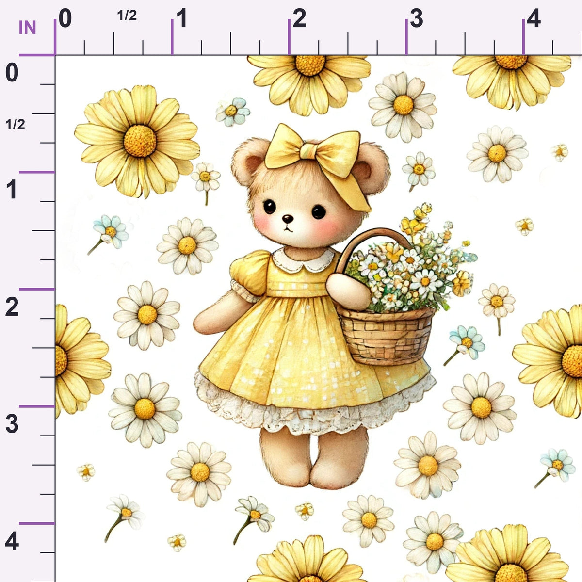 Sunshine Storybook Pattern 6 Minky Fabric