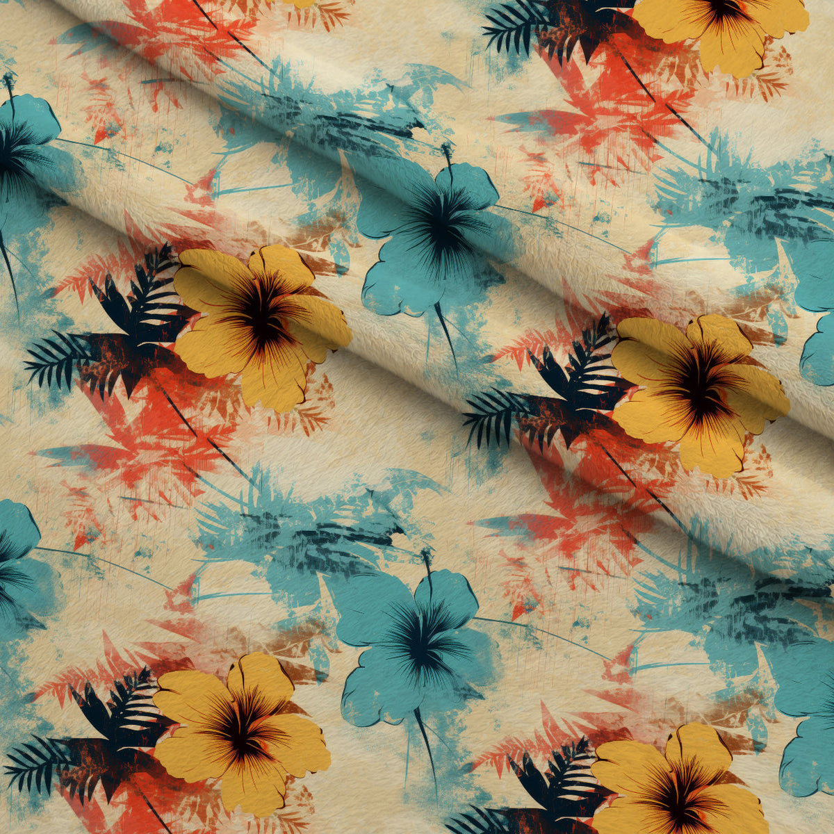 Sunwashed Daisies Pattern 3 Minky Fabric