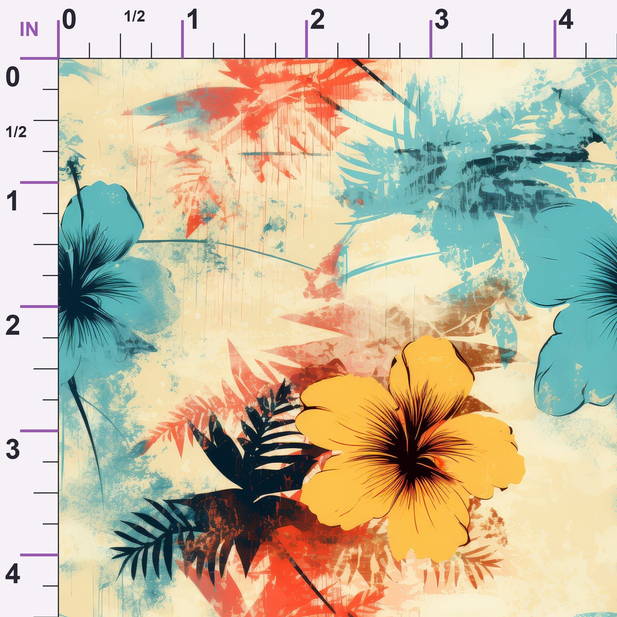 Sunwashed Daisies Pattern 3 Minky Fabric