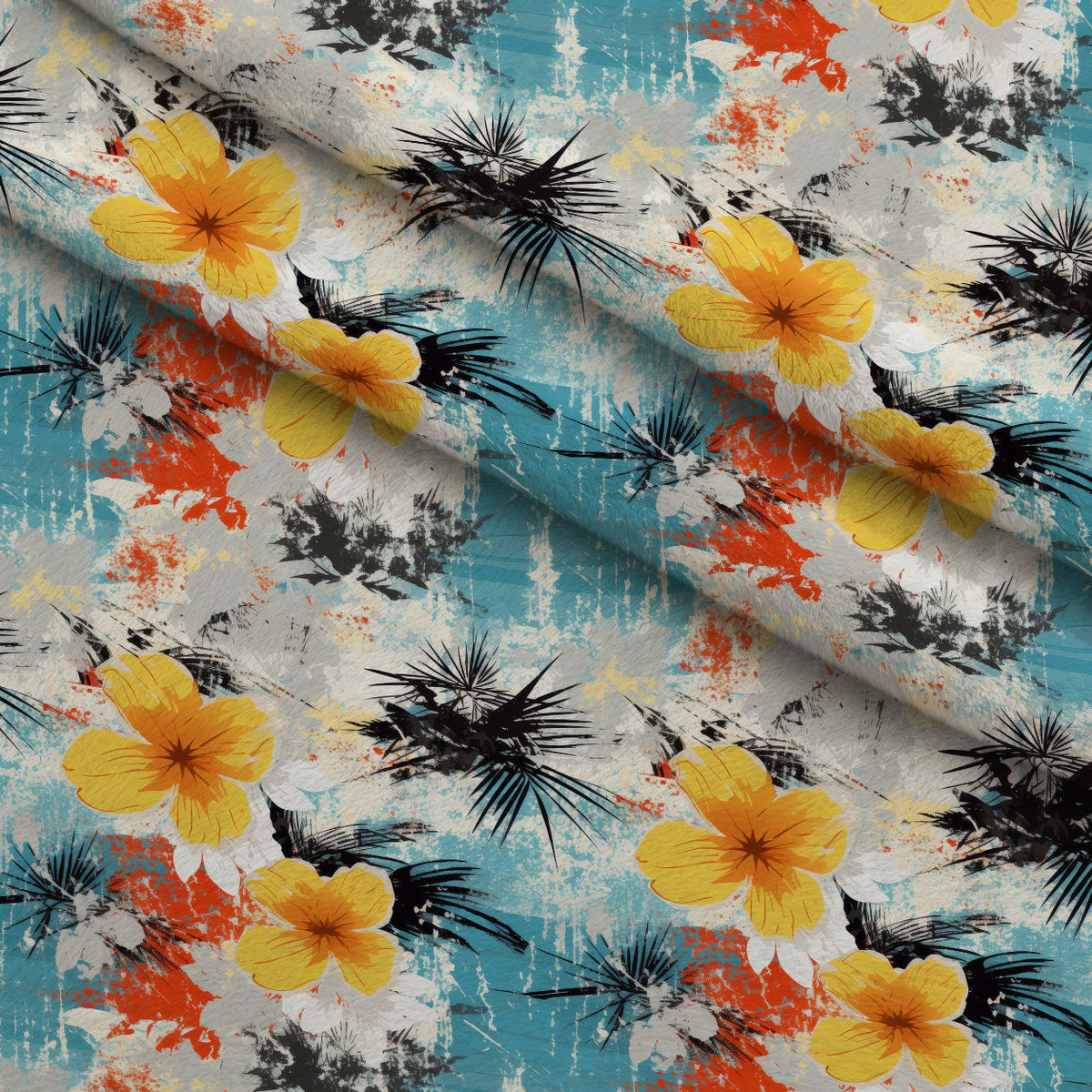 Sunwashed Daisies Pattern 4 Minky Fabric