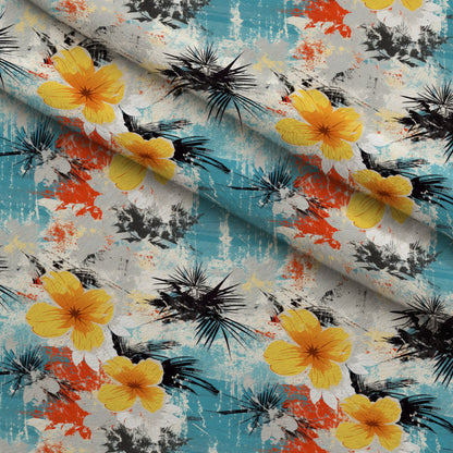 Sunwashed Daisies Pattern 4 Minky Fabric