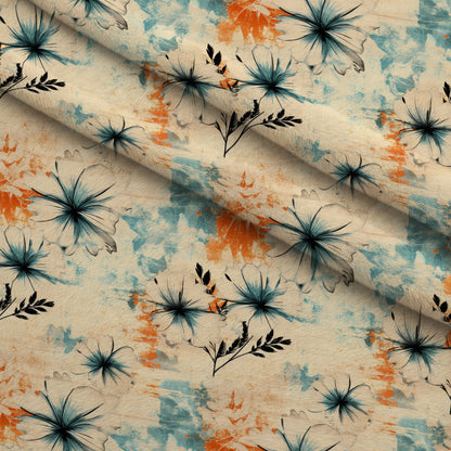 Sunwashed Daisies Pattern 9 Minky Fabric