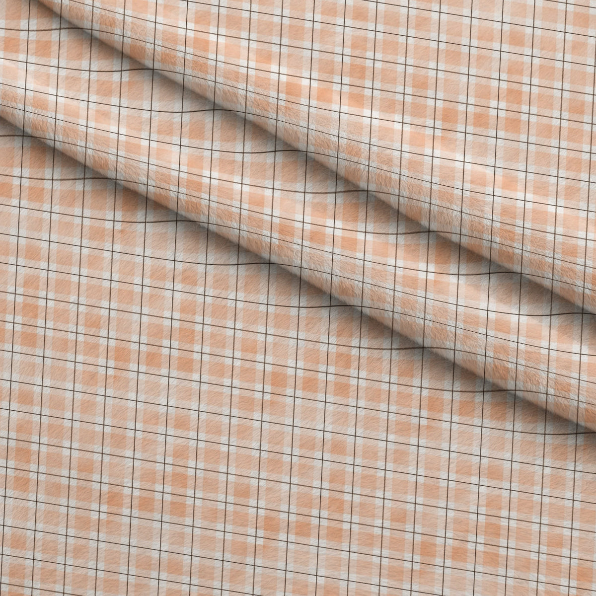 Sunwashed Tartan Pattern 10 Minky Fabric