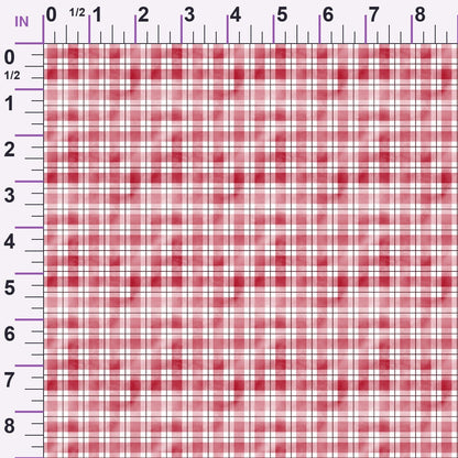 Sunwashed Tartan Pattern 12 Minky Fabric
