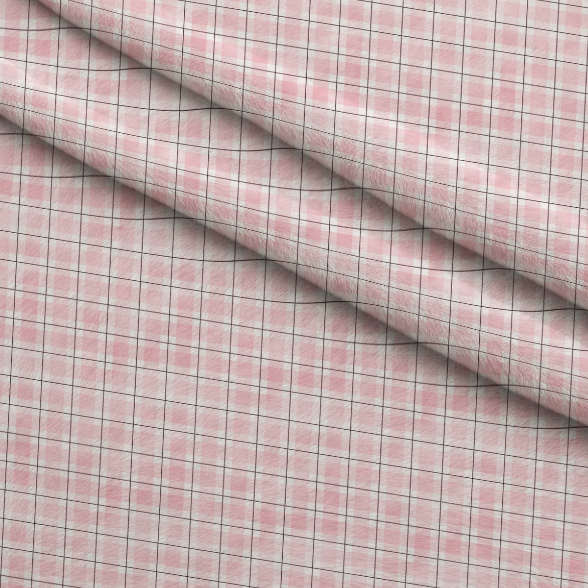 Sunwashed Tartan Pattern 13 Minky Fabric