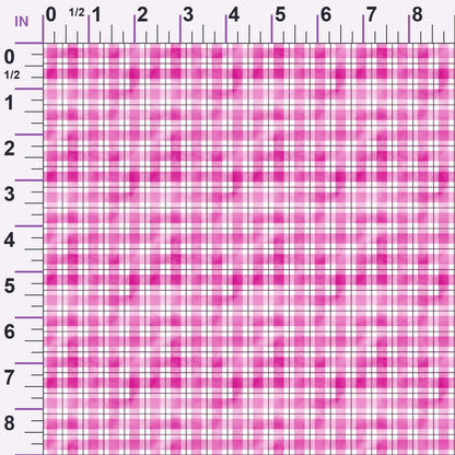 Sunwashed Tartan Pattern 16 Minky Fabric