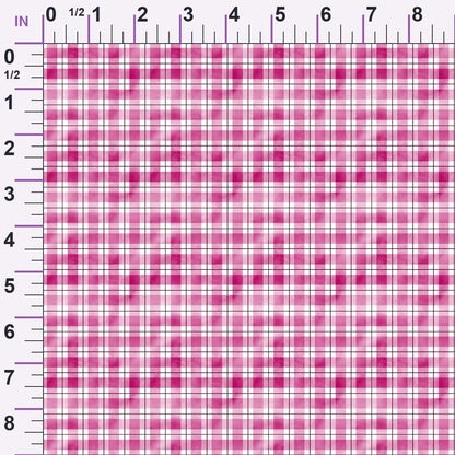 Sunwashed Tartan Pattern 17 Minky Fabric