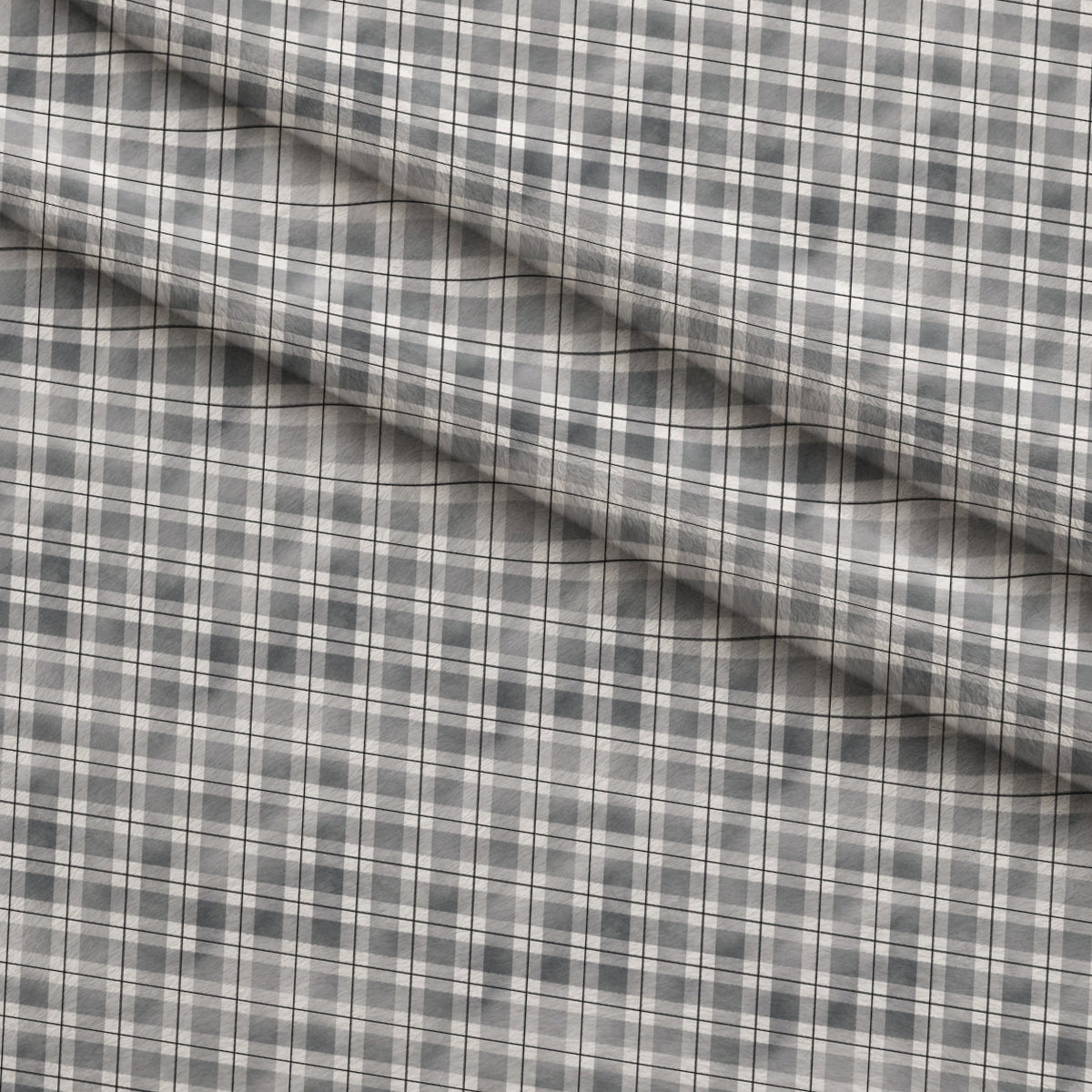 Sunwashed Tartan Pattern 2 Minky Fabric