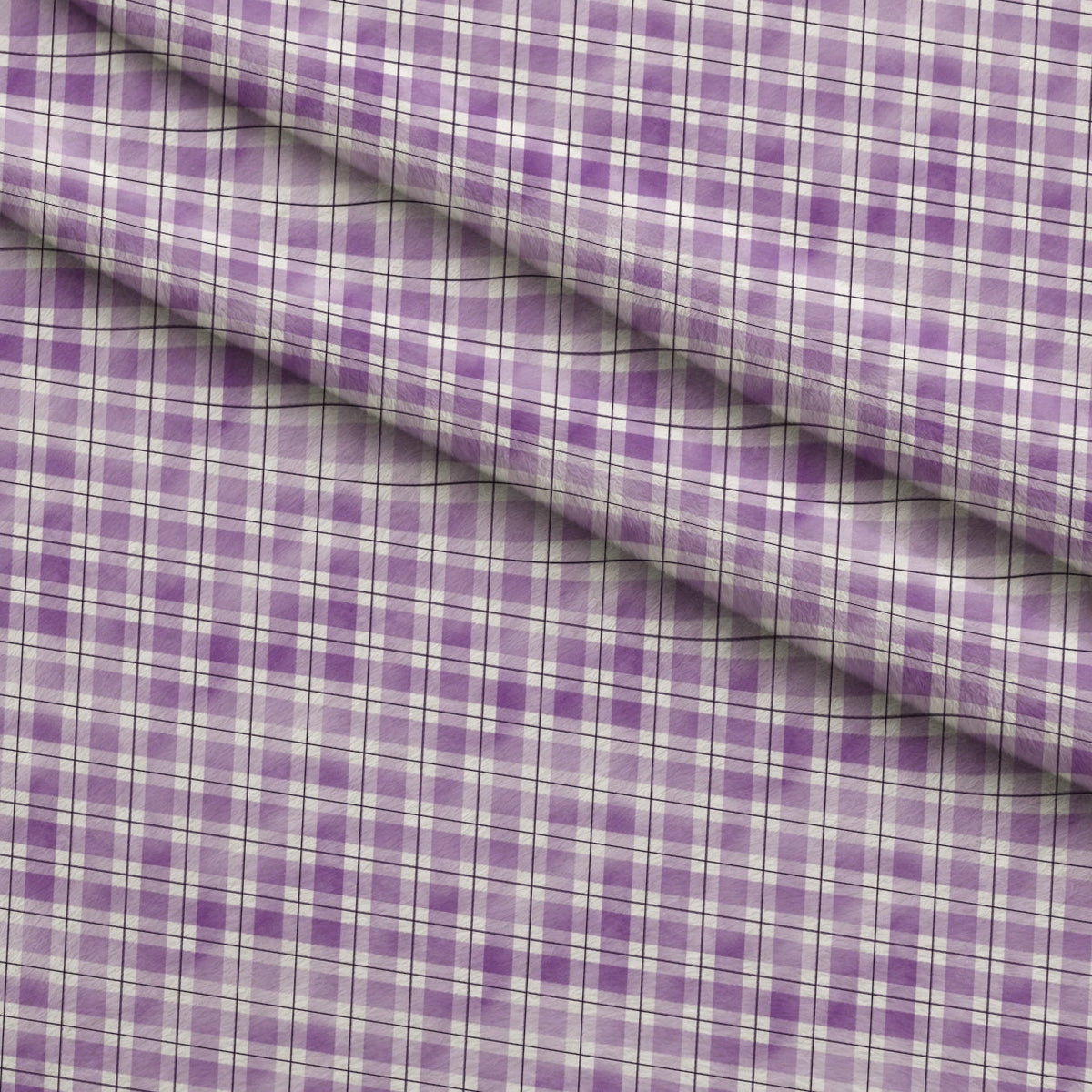 Sunwashed Tartan Pattern 21 Minky Fabric