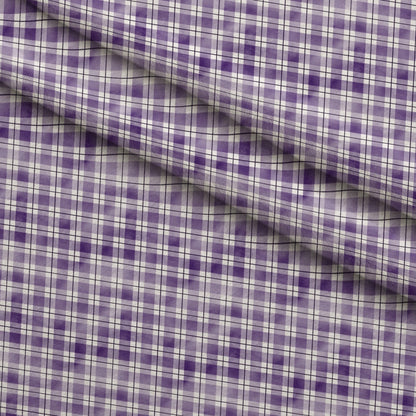 Sunwashed Tartan Pattern 22 Minky Fabric