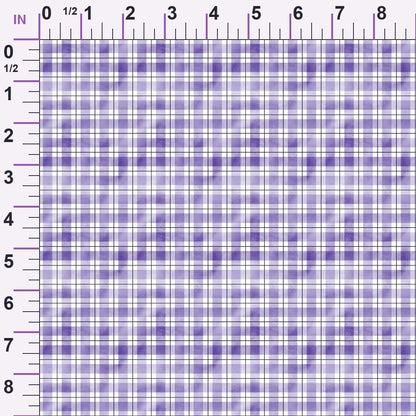 Sunwashed Tartan Pattern 23 Minky Fabric