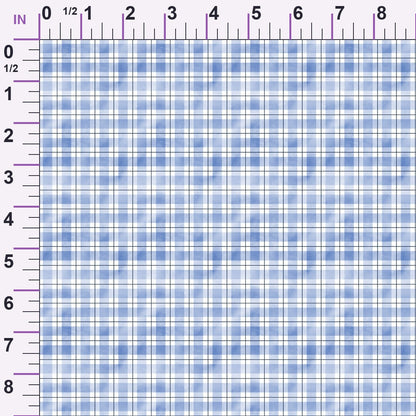 Sunwashed Tartan Pattern 25 Minky Fabric