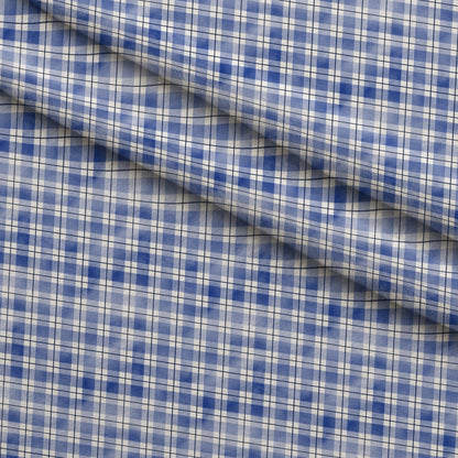 Sunwashed Tartan Pattern 28 Minky Fabric