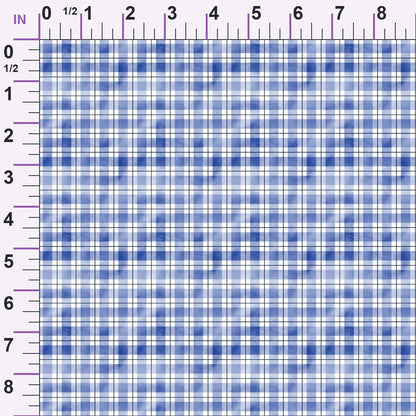 Sunwashed Tartan Pattern 28 Minky Fabric