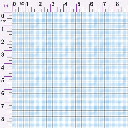 Sunwashed Tartan Pattern 30 Minky Fabric