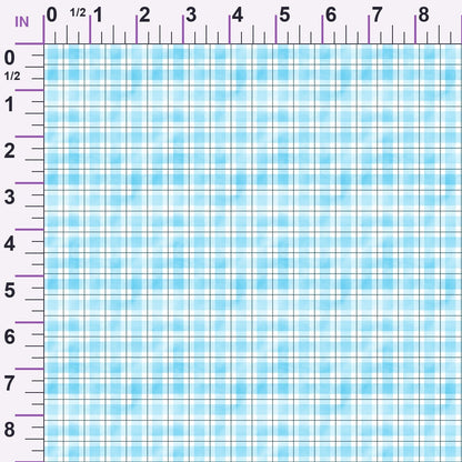 Sunwashed Tartan Pattern 31 Minky Fabric