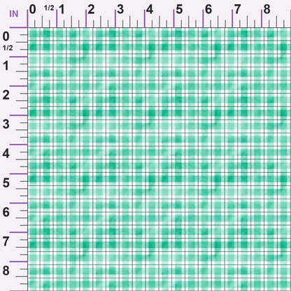 Sunwashed Tartan Pattern 34 Minky Fabric