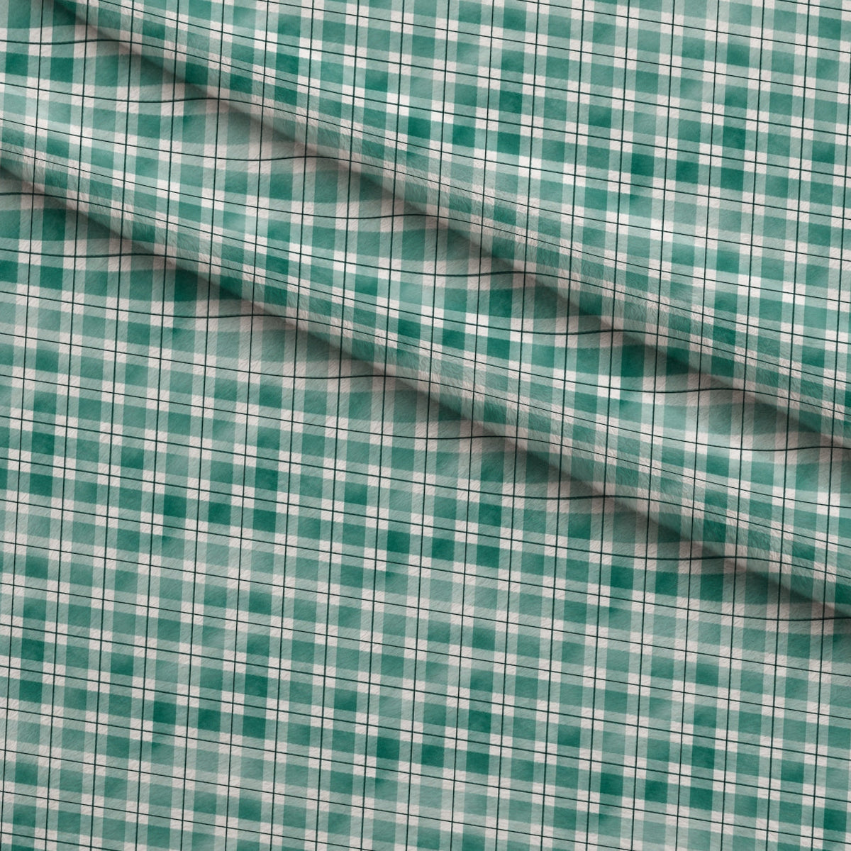 Sunwashed Tartan Pattern 35 Minky Fabric