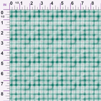 Sunwashed Tartan Pattern 35 Minky Fabric