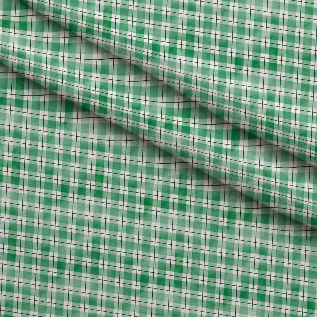 Sunwashed Tartan Pattern 36 Minky Fabric