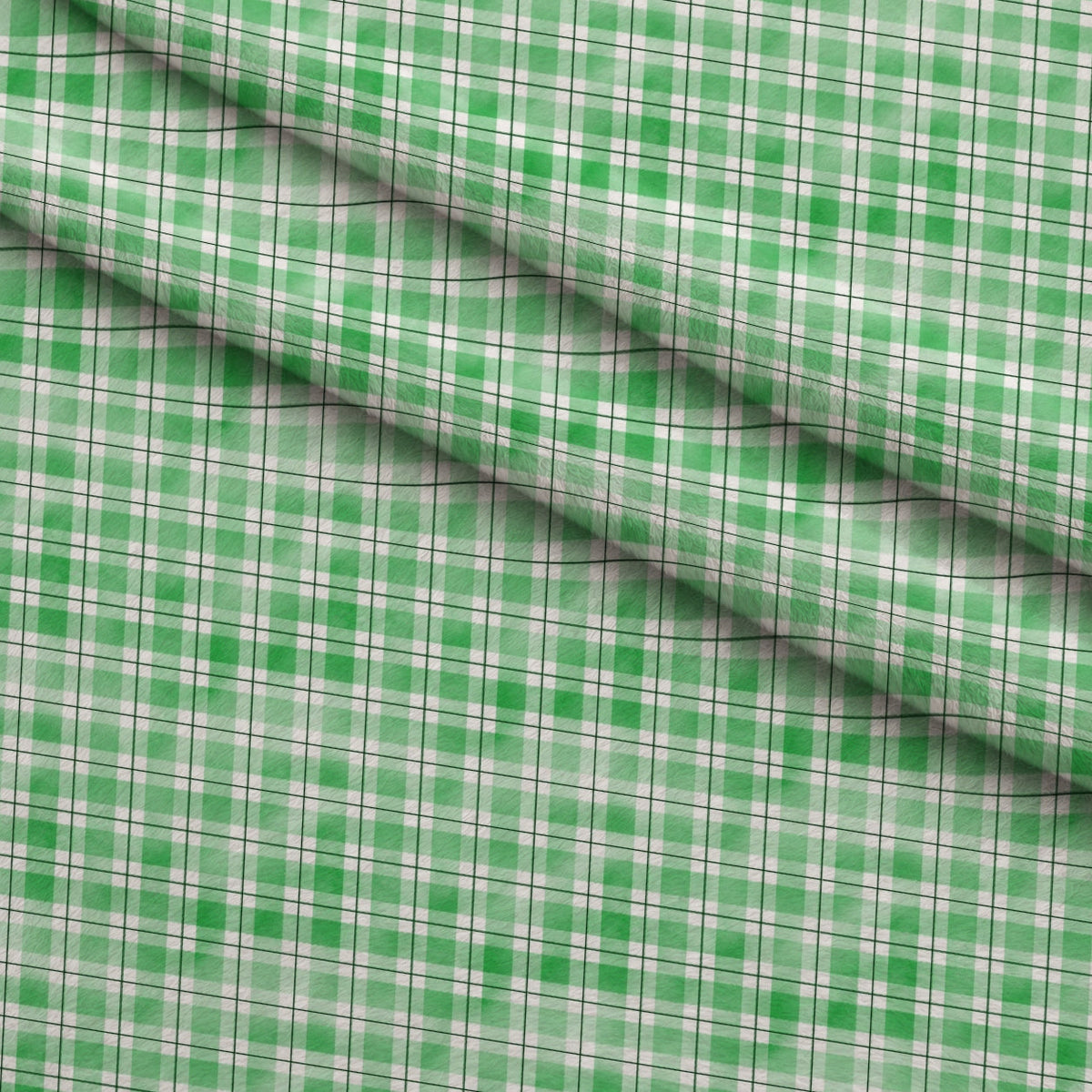 Sunwashed Tartan Pattern 37 Minky Fabric