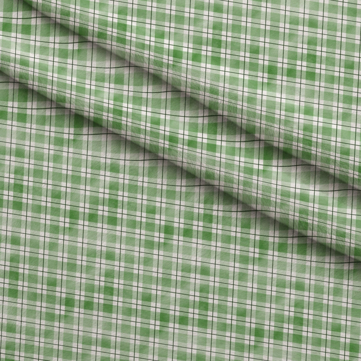 Sunwashed Tartan Pattern 38 Minky Fabric