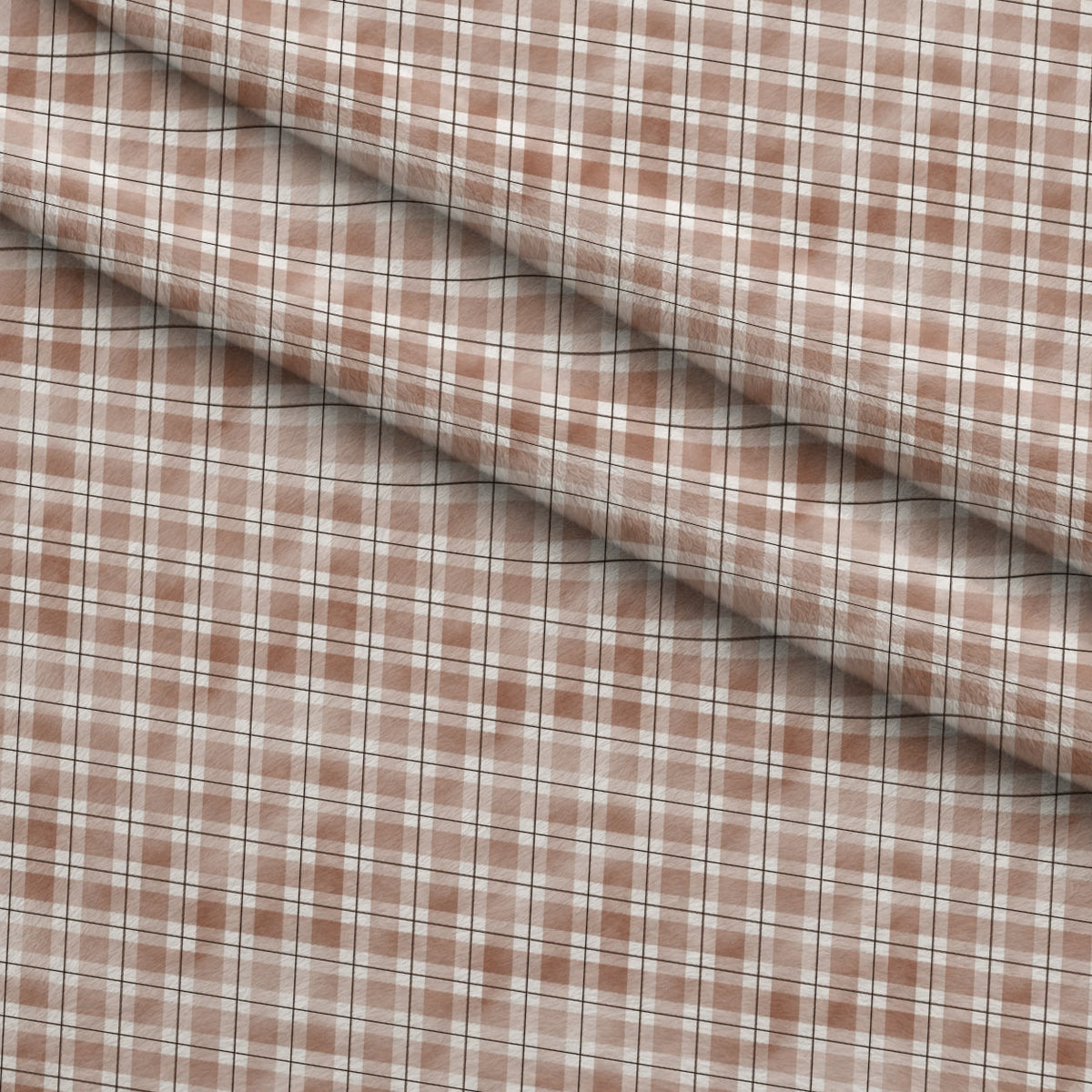 Sunwashed Tartan Pattern 4 Minky Fabric