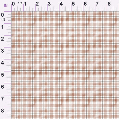 Sunwashed Tartan Pattern 4 Minky Fabric