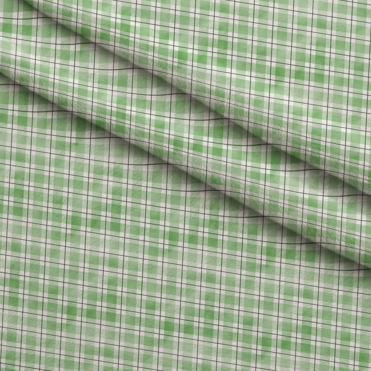 Sunwashed Tartan Pattern 40 Minky Fabric