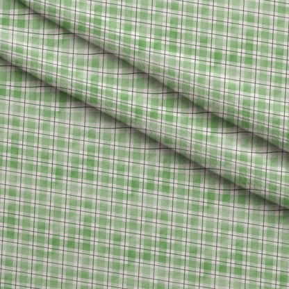 Sunwashed Tartan Pattern 40 Minky Fabric