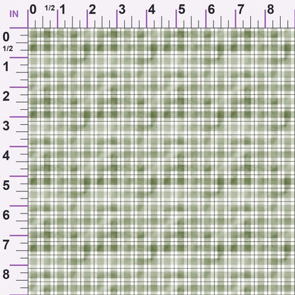 Sunwashed Tartan Pattern 42 Minky Fabric
