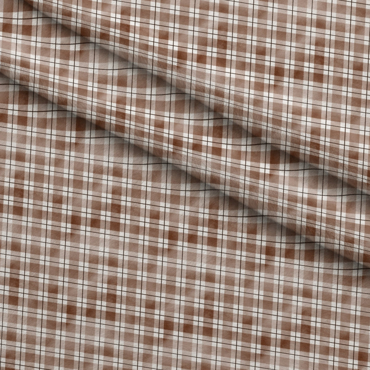 Sunwashed Tartan Pattern 5 Minky Fabric