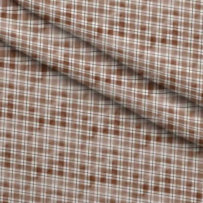 Sunwashed Tartan Pattern 5 Minky Fabric