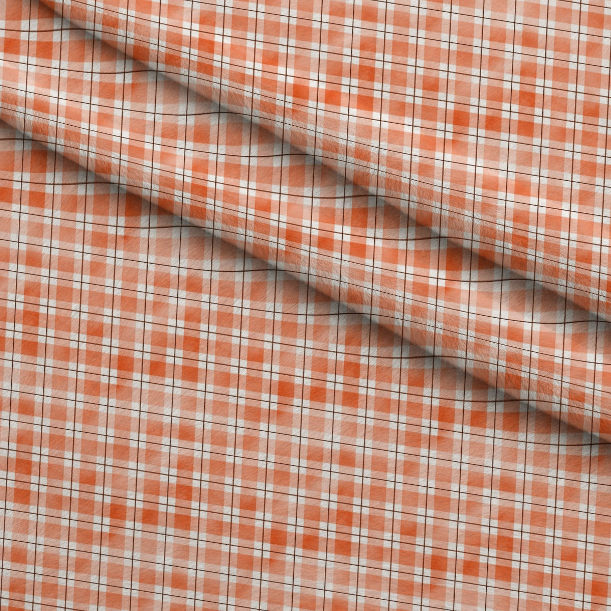 Sunwashed Tartan Pattern 7 Minky Fabric